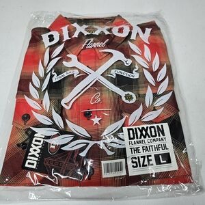 DIXXON FLANNEL - FAITHFUL Flannel Shirt - Men's Large - San Francisco 49ers